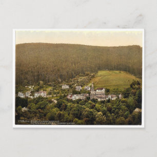 Carte Postale Église, Wildbad, Forêt-Noire, Baden, Allemagne cla