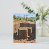 Carte Postale Eglises rocheuses Lalibela Éthiopie (Debout devant)