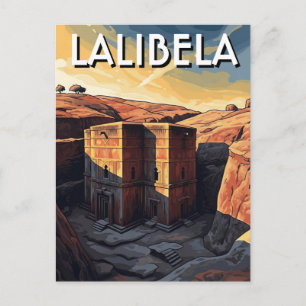 Carte Postale Églises rupestres de Lalibela Éthiopie