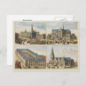 Carte Postale Eglises vintages d'Amsterdam (Devant / Derrière)