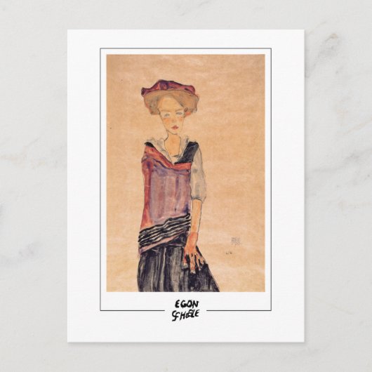 Carte Postale Egon Schiele #20-2 - Beaux-Arts (Devant)
