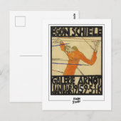 Carte Postale Egon Schiele #231-2 - Beaux-Arts (Devant / Derrière)
