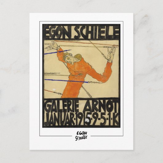 Carte Postale Egon Schiele #231-2 - Beaux-Arts (Devant)