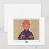 Carte Postale Egon Schiele #470 - Beaux-Arts (Devant / Derrière)