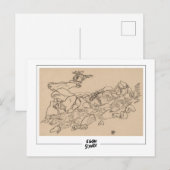 Carte Postale Egon Schiele #560-2 - Beaux-Arts (Devant / Derrière)