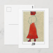 Carte Postale Egon Schiele #579 - Beaux-arts (Devant / Derrière)