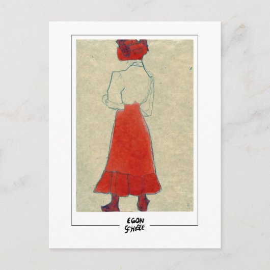 Carte Postale Egon Schiele #579 - Beaux-arts (Devant)