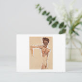 CARTE POSTALE: EGON SCHIELE : AUTO-PORTRAIT 1912 (Debout devant)