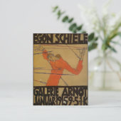 Carte Postale Egon Schiele - Autoportrait comme Saint Sébastien (Debout devant)