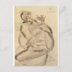 Carte Postale Egon Schiele - Autoportrait de prisonnier