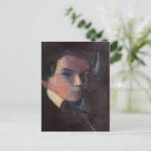 Carte Postale Egon Schiele - Autoportrait, Face à droite (Debout devant)