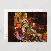 Carte Postale Egon Schiele - Bordure de la ville (Devant / Derrière)