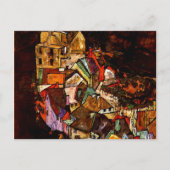 Carte Postale Egon Schiele - Bordure de la ville (Devant)