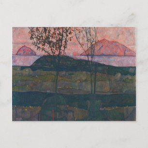 Carte Postale Egon Schiele - Coucher le soleil