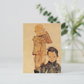 Carte Postale Egon Schiele - Deux Garçons (Debout devant)