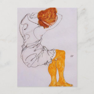 Carte Postale Egon Schiele - La fille qui dort
