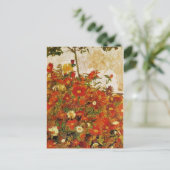 Carte Postale Egon Schiele : Le champ des fleurs (Debout devant)