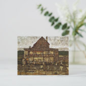 Carte Postale Egon Schiele - Maison avec bardeaux (Debout devant)