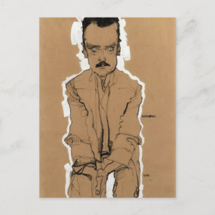 Carte Postale Egon Schiele - Portrait d'Eduard Kosmack