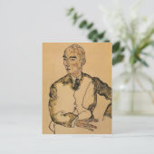 Carte Postale Egon Schiele - Portrait du Dr Viktor Ritter Bauer (Debout devant)