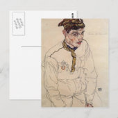 Carte Postale Egon Schiele - Prisonnier de guerre russe (Devant / Derrière)