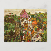 Carte Postale Egon Schiele - Stein sur le Danube (Devant)