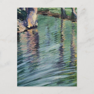 Carte Postale Egon Schiele- Trees Mirrored in a Pond