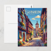 Carte Postale Eguisheim France (Devant / Derrière)
