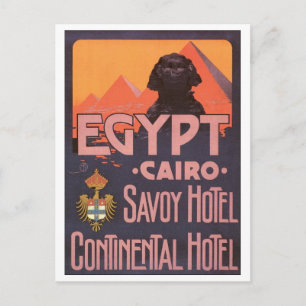 Carte Postale Egypt Cairo Savoy Hotel