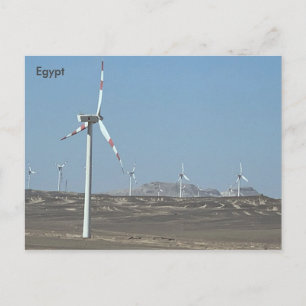 Carte Postale Egypt Wind Farm, Egypte