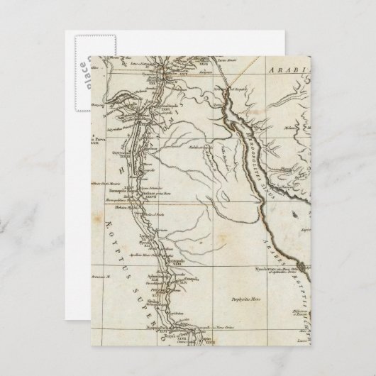 Carte Postale Égypte ancienne 4 (Devant / Derrière)