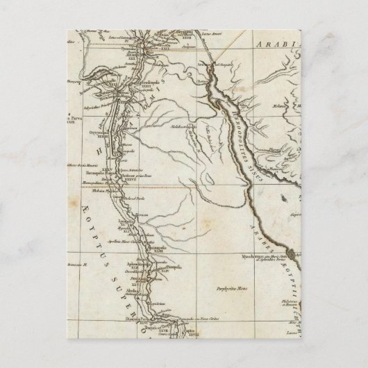 Carte Postale Égypte ancienne 4 (Devant)