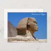 Carte Postale Egypte ancienne, Sphinx, Le Caire, vacances Egypte (Devant / Derrière)