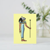 Carte Postale Egypte Déesse Bastet egypt goddess (Debout devant)