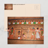 Carte postale Égypte-Hiéroglyphes (Devant / Derrière)