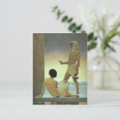 Carte Postale Egypte, Maxfield Parrish) (Debout devant)