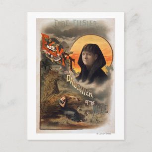 Carte Postale Égypte ou fille du théâtre du Nil