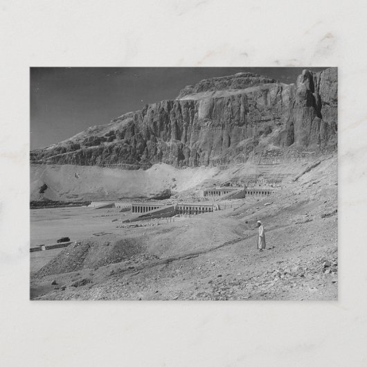 Carte Postale Égypte. Temple de Deir El Bahre vers 1936 (Devant)