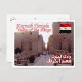 Carte Postale Égypte - Temple de Karnak - (Devant / Derrière)