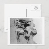 Carte Postale Egypte Touristes voyageant le Nil, Sphix (Devant / Derrière)