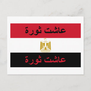 Carte Postale Egypte : "Vive la révolution !"