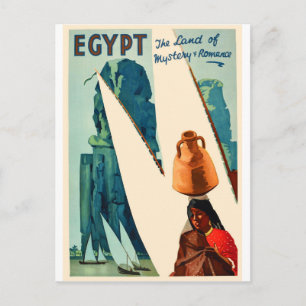 Carte Postale Egypte, Voile sur Nail River