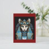 Carte Postale Egyptian cat pharaoh (Debout devant)