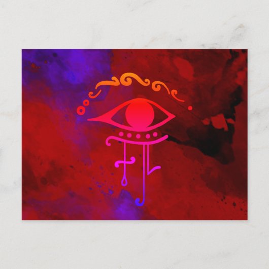 Carte postale Egyptian Eye (Devant)