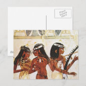 Carte Postale Egyptian Women Musicians (Devant / Derrière)