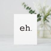 Carte Postale Ehh. Rouge noir (Debout devant)