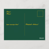 Carte Postale Eid al Fitr Moubarak Ramadan Kareem Moon Star (Dos)