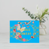 Carte postale Eid Nowruz Mobarak Foil (Debout devant)