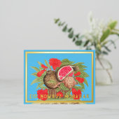 Carte postale Eid Nowruz Mubarak Pomegranak Foil (Debout devant)