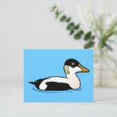 Carte Postale Eider commun Birdorable (Debout devant)